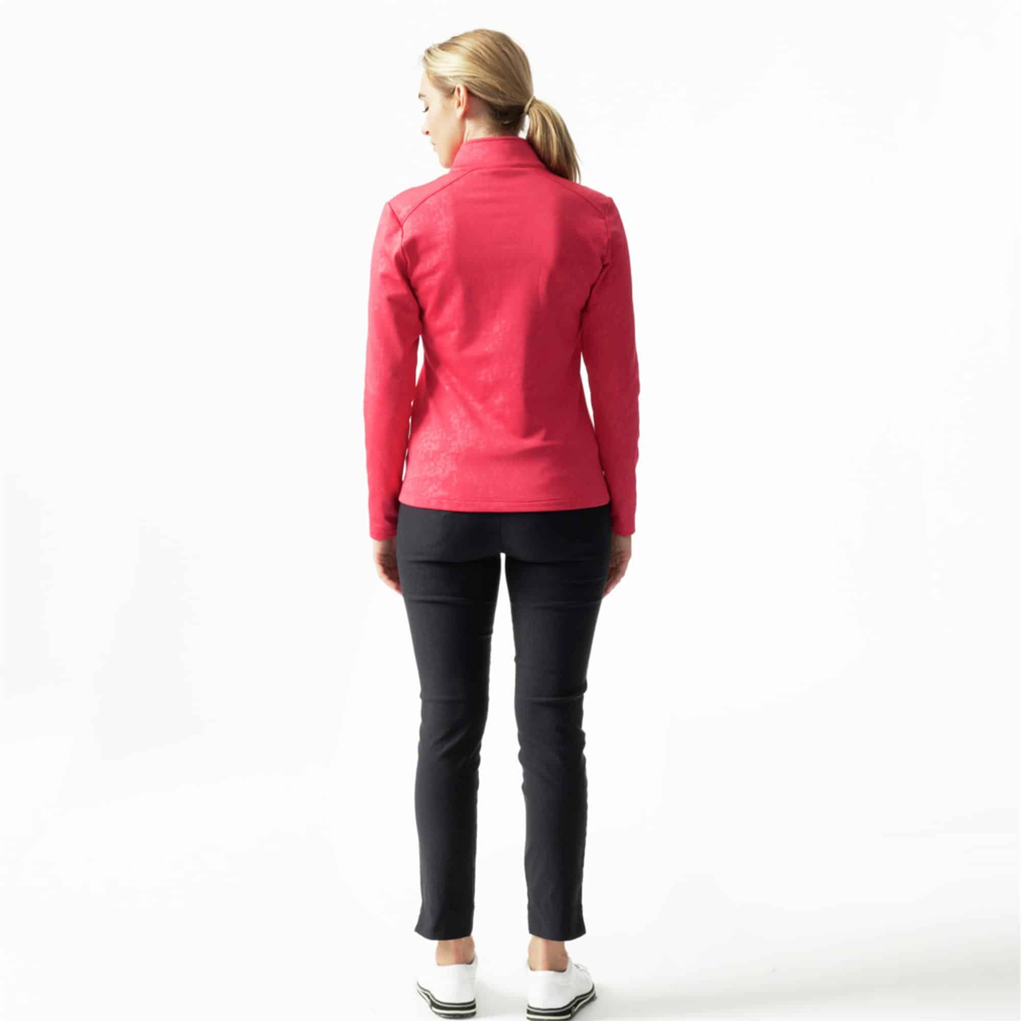 Daily Sports Miranda Zip Neck Ladies Golf Mid Layer Berry